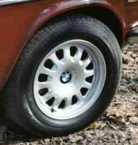 Chris' late model BMW rims...